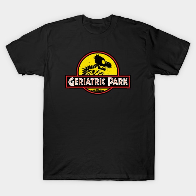 Geriatric Park - Distressed T-Shirt by Roufxis